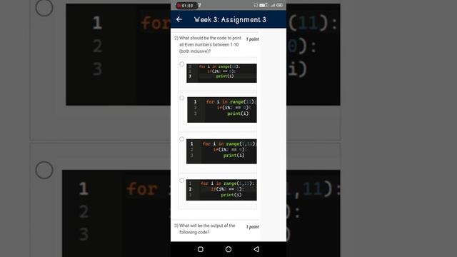 The Joy of Computing using Python Nptel Assignment Week 3 Answers | Nptel assignment week 3 Answers смотреть онлайн