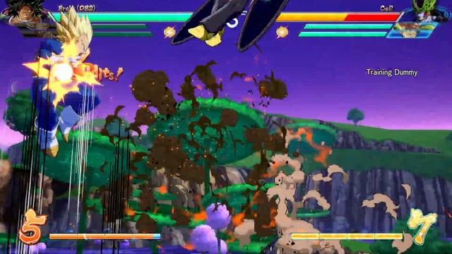 Dragonball FighterZ - Broly (dbs) Every Grab In A Single Combo смотреть онлайн
