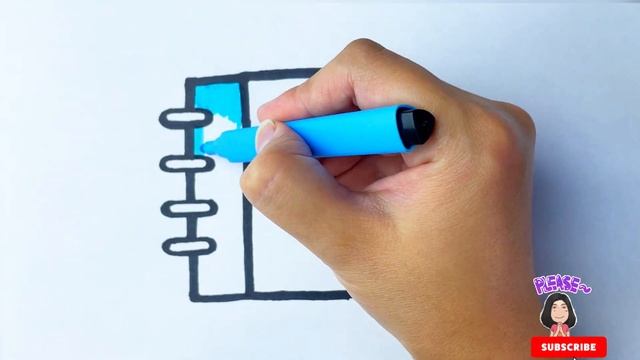 How To Draw a Notebook ? Step by Step | Ayoka Draw | Рисуем блокнот ? Шаг за Шагом смотреть онлайн