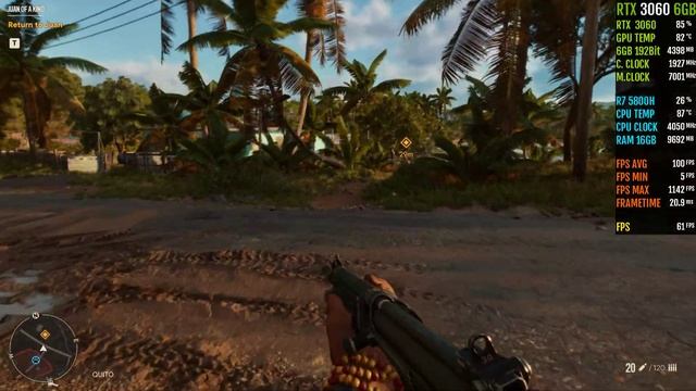 Far Cry 6 - RTX 3060 Laptop - Ryzen 7 5800H - Ultra Setting - 1080p смотреть онлайн