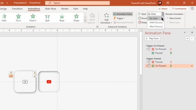 87.Social Media Click Button Animation | PowerPoint Tutorial смотреть онлайн