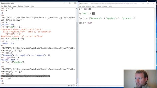 Python Basics Dictionary смотреть онлайн