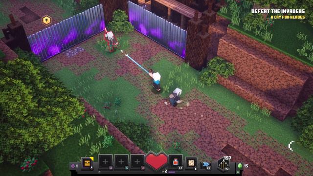 Minecraft Dungeons (Ps Plus FREE 3/2023) смотреть онлайн