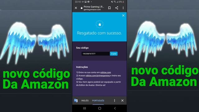 ROBLOX-Como Pegar o novo código da Amazon prime gaming!!! смотреть онлайн