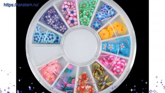 Набор украшений Цветочки мини размера производства Китай смотреть онлайн