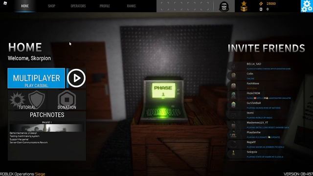 Roblox Operations: Siege - Menu and Ro-Pack Preview смотреть онлайн