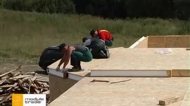 Монтаж дома из СИП панелей смотреть онлайн