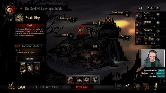 Darkest Dungeon: The Crimson Court - PLUNGE INTO DARKNESS! (Ep. 1) смотреть онлайн