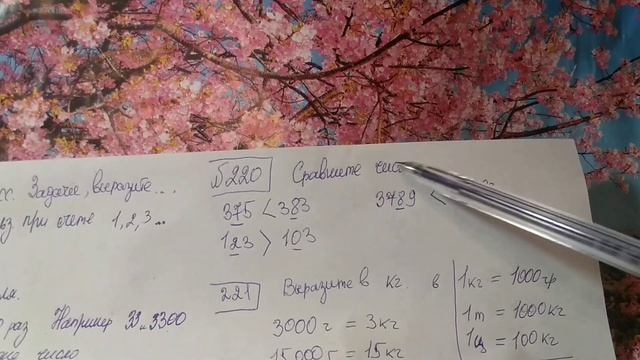 217, 218, 219, 220, 221, 222, 223 Математика 5 класс. Задачи. Переведите, сравните, выразите. смотреть онлайн