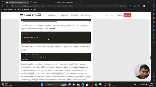 Tutorial Laravel Splade #6 - Edit dan Update Data ke Dalam Database - PART 6 смотреть онлайн