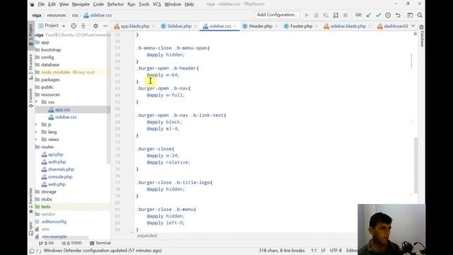 07-SIDEBAR RESPONSIVA COM LARAVEL E LIVEWIRE(CSS da sidebar) смотреть онлайн