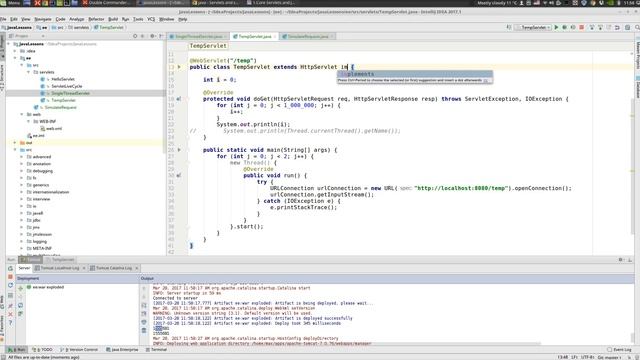 Java EE 7: Servlets 7: Сервлеты и многопоточность смотреть онлайн