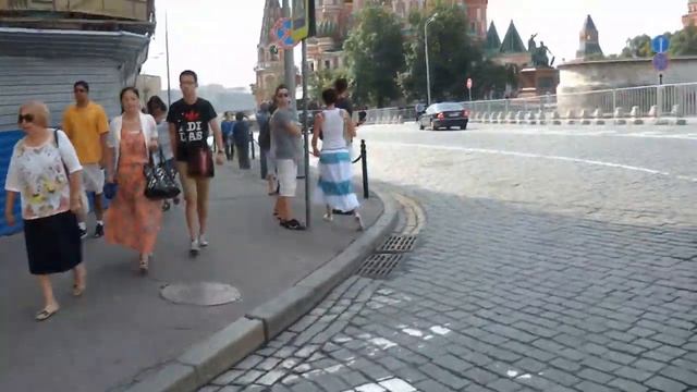 . Москва. Красная площадь и Кремлевская набережная. Прогулка смотреть онлайн