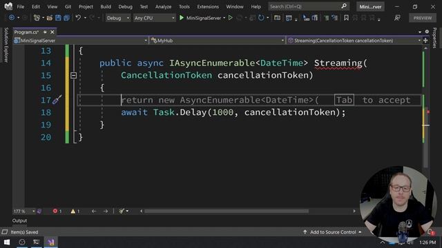 ASP.NET Minimal APIs com SignalR | por André Baltieri #balta смотреть онлайн
