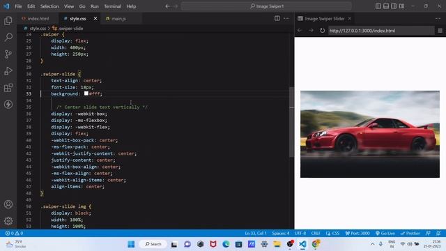 Image Swiper Slider Using HTML CSS & JavaScript | Swiper.JS #video #swiper смотреть онлайн