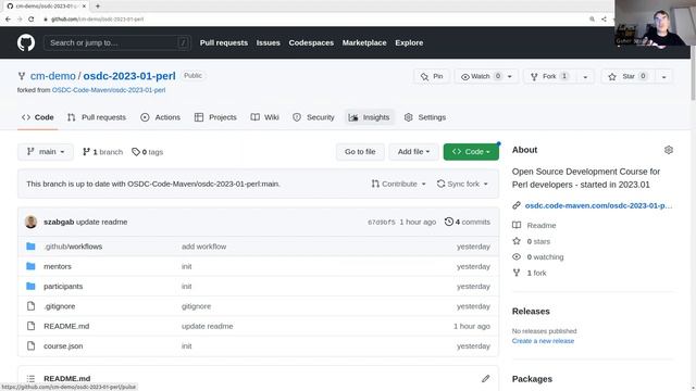 Open Source Development Course for Perl programmers - part 1-1 смотреть онлайн