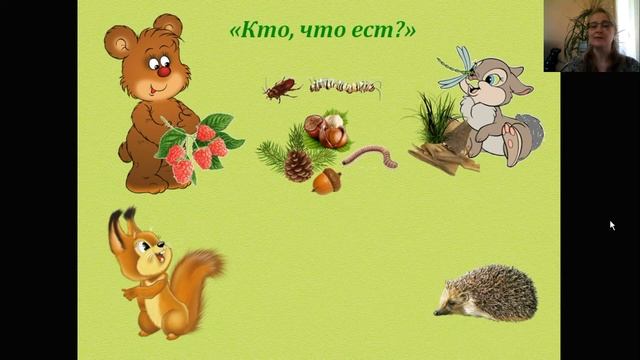 Видео – урок. Дидактическая игра: "Кто, что ест" смотреть онлайн
