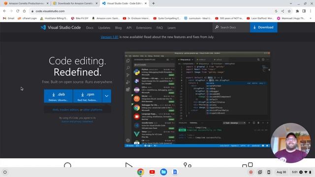 How to Set Up a Chromebook for Java With VS Code смотреть онлайн