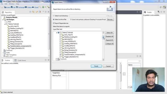 32.How to Export a Job in Talend Studio l Building Executables l Talend Data Integration смотреть онлайн