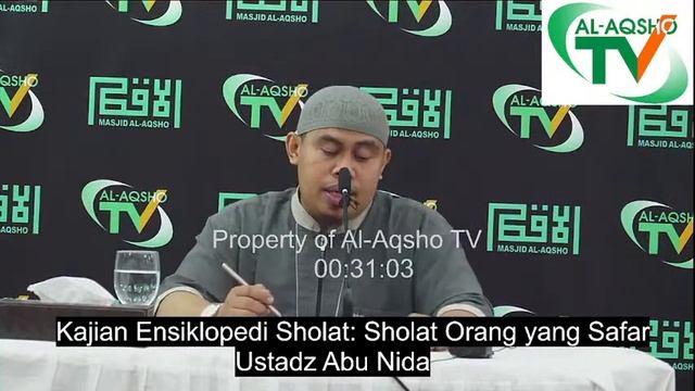 [?LIVE] Kajian Ensiklopedi Sholat Ustadz Abu Nida