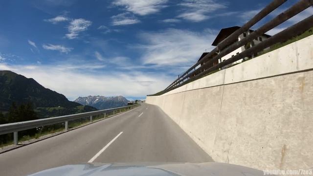 Driving in Austria 5: From Kaunertal to Pitztal | 4K 60fps смотреть онлайн