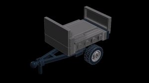 Прицеп 1ПТС-2 из Lego (мини-инструкция)