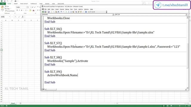 EXCEL VBA TAMIL | MACRO | WORKBOOK CODES | EXCEL AUTOMATION | 10 NEW SCENARIO | #XLTECHTAMIL | #XL смотреть онлайн