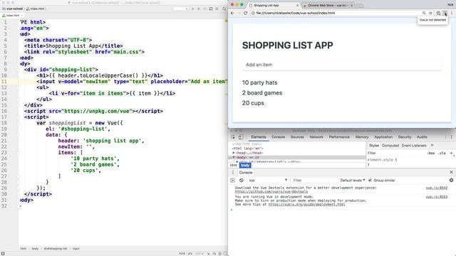 User Inputs & Vue Devtools смотреть онлайн