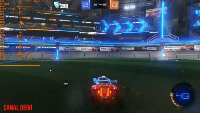 Rocket League RX 6600 + R7 1700 + 32GB RAM CL16 Teste/Gameplay смотреть онлайн