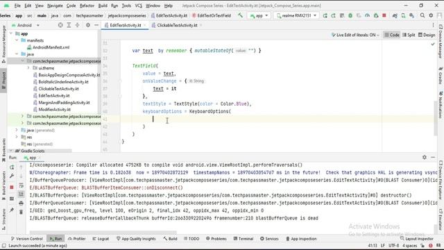 Textfield in Jetpack Compose Android | EditText in Jetpack Compose Android Tutorial смотреть онлайн