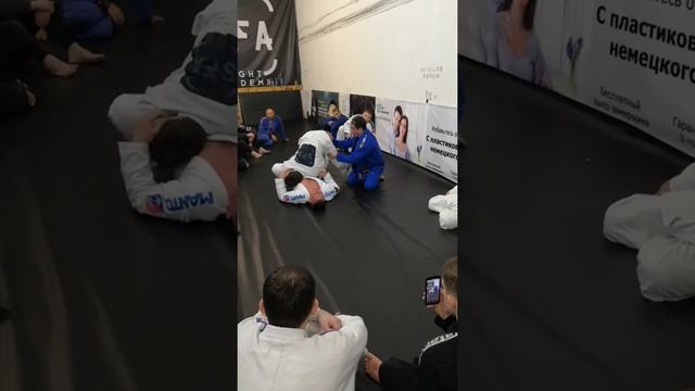 Семинар по Бразильскому Джиу Джитсу с Valecio Senna в клубе Хоробр