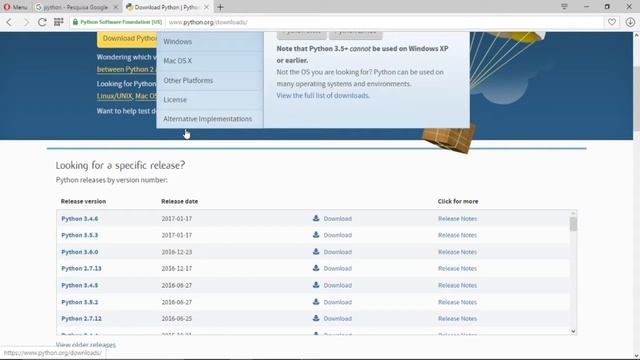 CURSO DE PYTHON 3 - AULA 2 - BAIXAR E INSTALAR PYTHON 3 смотреть онлайн
