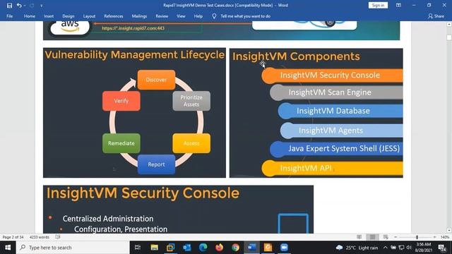 Rapid7 InsightVM Walkthough Demo Rapid7 InsightVM Architecture and Components Session 1 смотреть онлайн