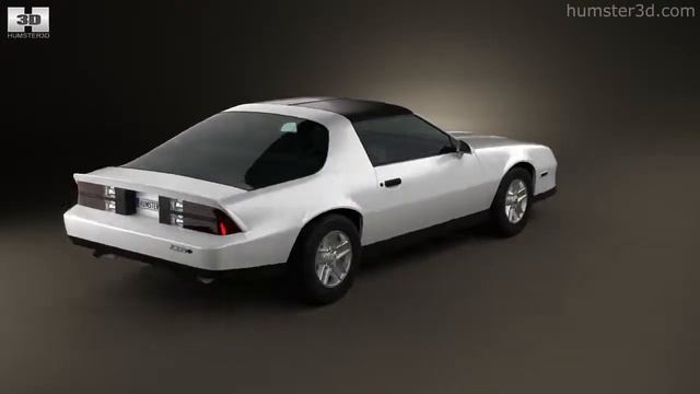 Chevrolet Camaro Z28 coupe 1982 by 3D model store Humster3D.com смотреть онлайн
