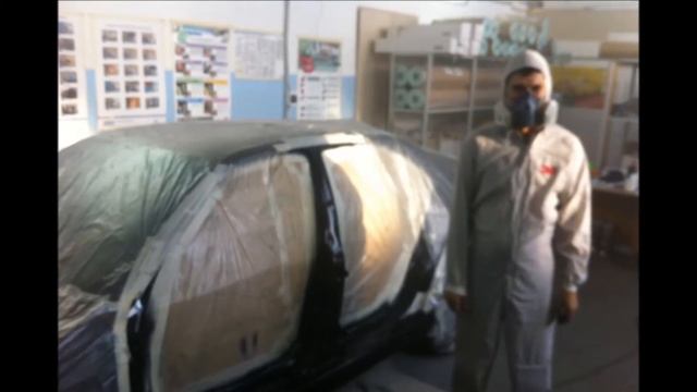 BMW E38 728i. Paint removal. Кузовной ремонт. смотреть онлайн