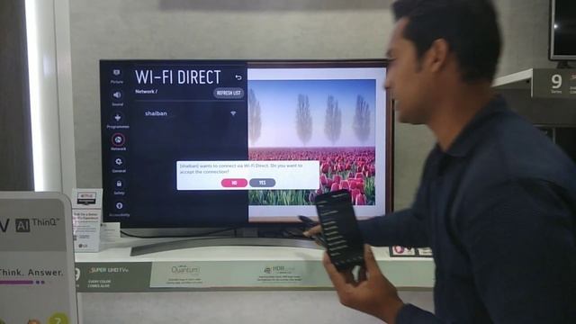 WIFI Direct - LG Smart TV смотреть онлайн