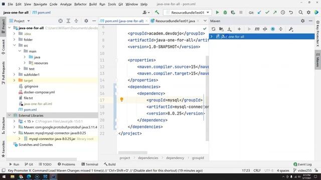 256 - JDBC pt 05 - Adding dependency and connecting to the database смотреть онлайн