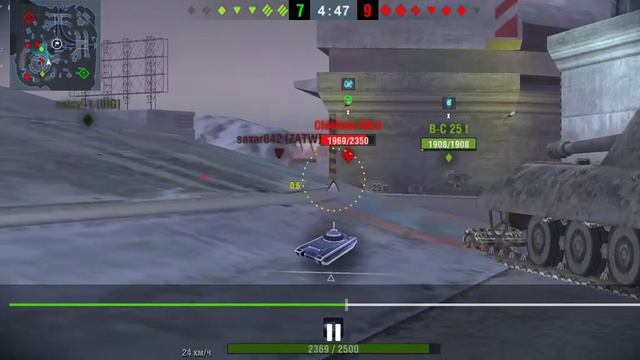 WOT Blitz. Дед ис-7 танкует больше чем настреливает. смотреть онлайн