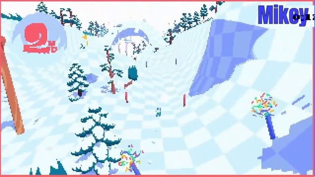 I challenge my friends to the most pixelated Ski Game | Bad steam games смотреть онлайн