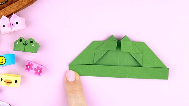 Оригами КОЛЬЦО Лягушка, Свинка из бумаги | Origami Paper Ring Frog & Pig смотреть онлайн
