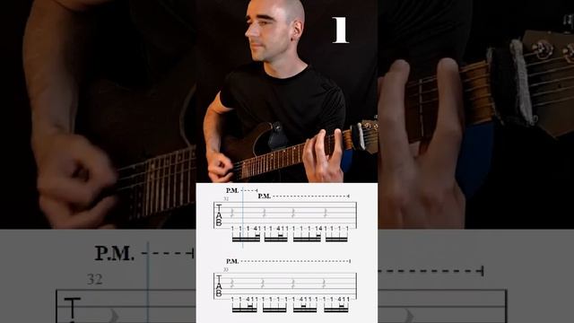 BLEED 6 String Guitar Lesson with TAB and metronome - Meshuggah - Drop D смотреть онлайн
