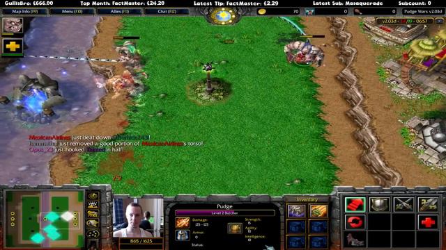Warcraft 3 - Pudge Wars смотреть онлайн