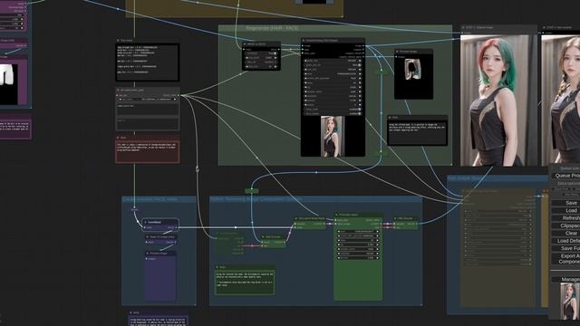ComfyUI-Impact-Pack - Workflow: Hair Restyling #2 (explain)