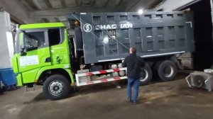 Установка полуавтоматического полога на самосвалы под ключ