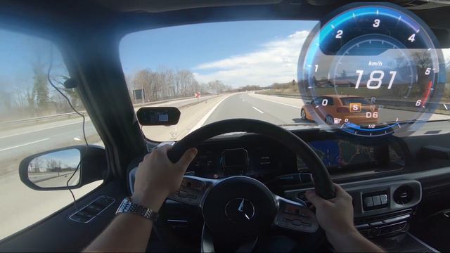 2021 Mercedes-Benz G400d (330hp) | TOPSPEED RUN On German Autobahn | POV | CarPerformance Media