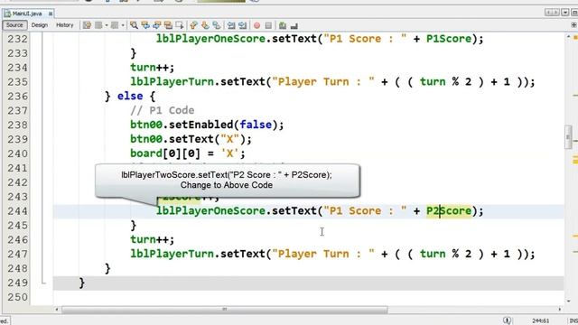Java GUI Tic Tac Toe Game Tutorial - 8 - Code For Board Handling - Hindi смотреть онлайн