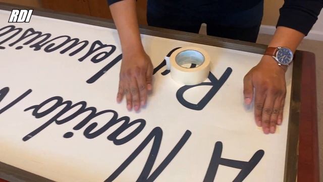 How to apply a vinyl decal to a wood frame смотреть онлайн