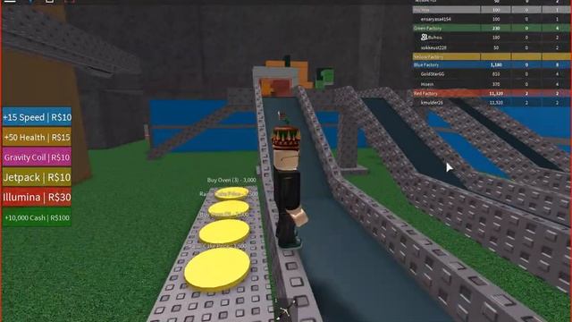 Играем в ROBLOX на сервере 2 Player Cake Factory Tycoon смотреть онлайн