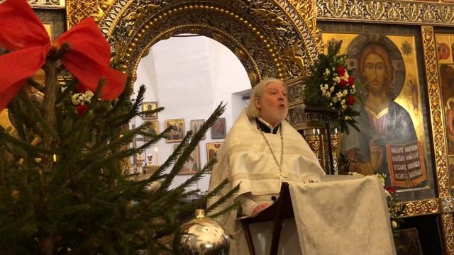 Проповедь о.Алексея Уминского на Рождество Христово смотреть онлайн
