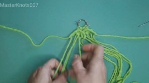 Макраме брелок сердце - мастер класс для начинающих/ Macrame keychain heart - for beginner